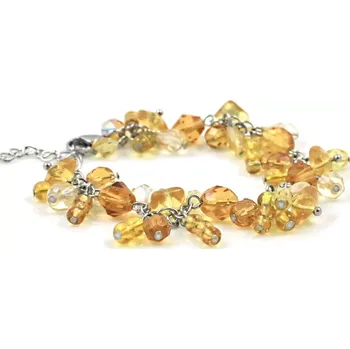 Náramek Náramek medově žlutý