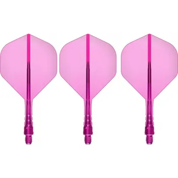 Příslušenství pro šipky Mission Letky Force 90 Vortex - Standard No2 - Short - Pink F5026