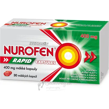 Lék NUROFEN Rapid 400 mg Capsules cps mol (blis.) 1x30 ks