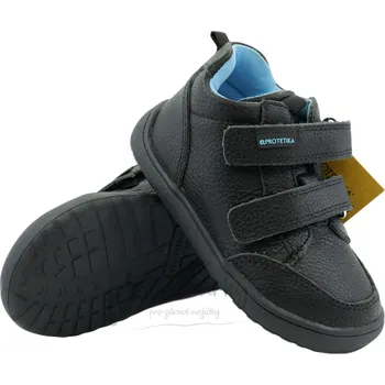 Chlapecké polobotky Dětské celoroční barefoot boty Protetika Deril Black - vel. 21