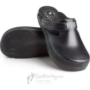 Dámské pantofle Batz dámské zdravotní pantofle Flower Black - vel. 38
