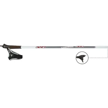 Běžkařská hole běž.hole KV+ ALU-Snow clip bílé Velikost: 130cm