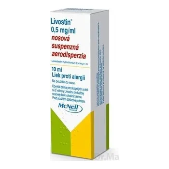 Lék Livostin 0,5 mg/ ml sprej 10 ml