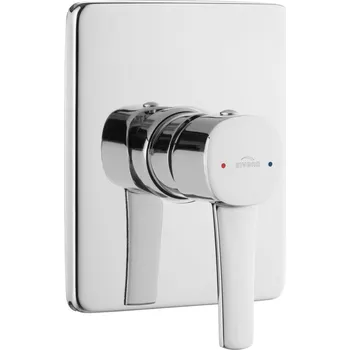 Invena Glamour Trend, podomítková sprchová/vanová baterie 1-výstupová, chromová, BP-02-CK1-V