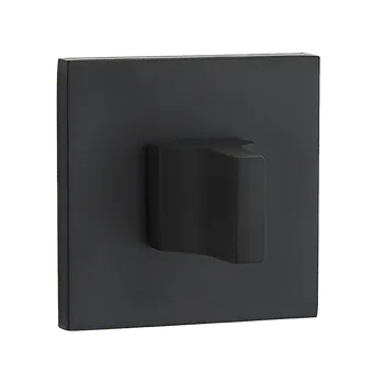 Dveřní kování Kuchinox Kuchinox, rozeta ke kličce pro WC zámek, černá matná, LAV-LK6_903A