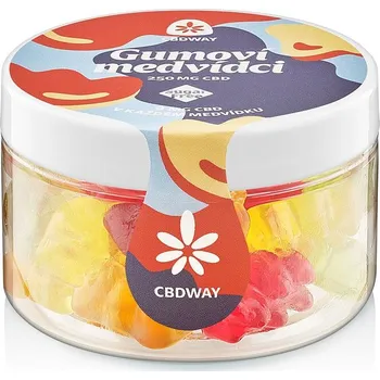 CBD CBD WAY Medvídci bez cukru 250 mg 100 g