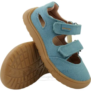 Chlapecké sandály Dětské letní barefoot plátěnky Protetika Tafi jeans - vel. 19