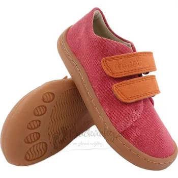 Chlapecké bačkory Dětské barefoot plátěnky Froddo Vegan G3130229-4 FUXIA - vel. 30