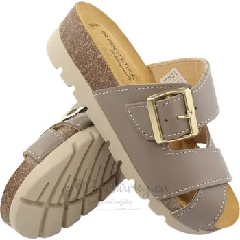 Dámské pantofle Pantofle Protetika ORS T 19 hnědá vzor 41 - vel. 38