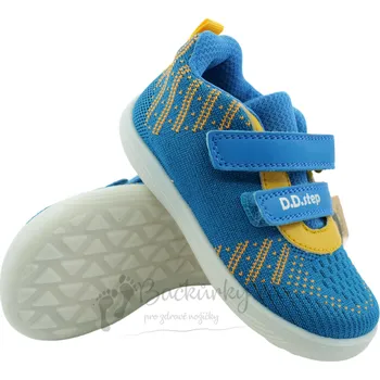 Chlapecké sandály Barefoot plátěné tenisky D.D.Step F093-51399C Moss green - vel. 33