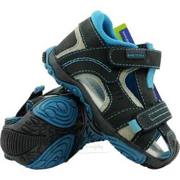Chlapecké sandály Dětská letní obuv Protetika Lorenzo black - vel. 19