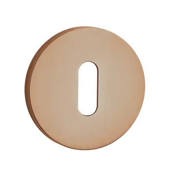 Vodovodní baterie Kuchinox Kuchinox, rozeta ke kličce pro interiérový klíč, růžové zlato matná, LAV-LO4_801A