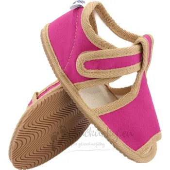 Chlapecké bačkory MILASH COOL KIDS barefoot bačkůrky cyklamenové - vel. 20