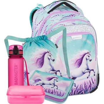 Dětské zboží Bagmaster LUMI 26 B velký školní set pro prvňáčky – kůň