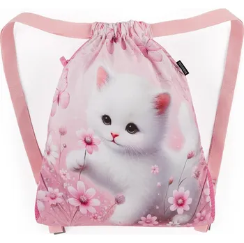 Dětské zboží Bagmaster SÁČEK DOPI 26 A školní na přezůvky / tělocvik – kočičky