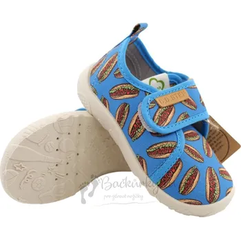 Chlapecká obuv Barefoot plátěnky D.D.Step C086-51576A Bermuda blue - vel. 26