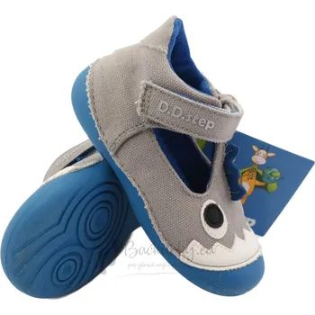Chlapecké sandály Dětské sandálkové plátěnky D.D.Step C015-329 GREY - vel. 20