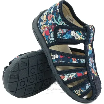 Chlapecké bačkory Dětské plátěnky Froddo G1700386 Blue - vel. 20