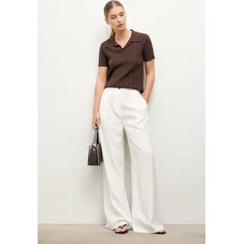 Dámské oblečení Halenka Answear.LAB ST.TR0398.TOS hnědá 88X, vel. S/M