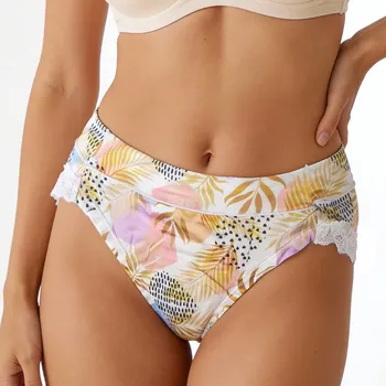 Kalhotky Syvela 7814F modalové dámské kalhotky Barva: bílá, Velikost: 2XL