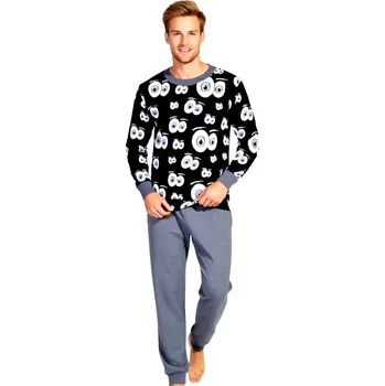 Pánské pyžamo Pánské Pyžamo Dlouhé FOLTÝN PD 383 Velikost: 3XL