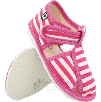 Chlapecké bačkory Dětské pantofle RAK 100015 - Růžový pásek - vel. 25