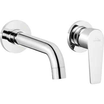 Invena Dokos, podomítková umyvadlová baterie, chromová lesklá, INV-BP-19-U01-A