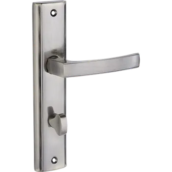 Dveřní kování Kuchinox Aria, klika na dveře na dlouhém kování pro WC zámek, patina, LAV-KAR_413A