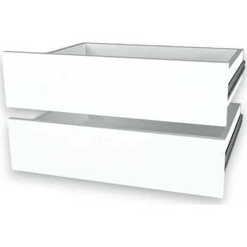 Šatní skříň VerDesign DRAWERS 600/600 sada 2 šuplíků, bílý diamant