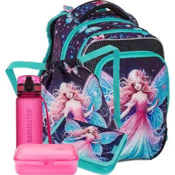 Dětské zboží Bagmaster BETA 26 A velký školní set pro prvňáčky – víla