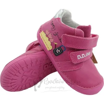 Chlapecké polobotky Dětské barefoot boty D.D.STEP S070-51253 Dark pink - vel. 21