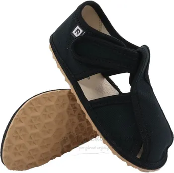 Chlapecké bačkory Dětské flexi (barefoot) pantofle RAK 100015-5 Černé - vel. 17