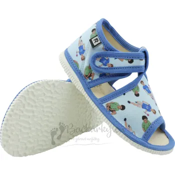 Chlapecká obuv Dětské pantofle RAK x Bačkůrky.eu 100014 - Modrý chlapec - vel. 22