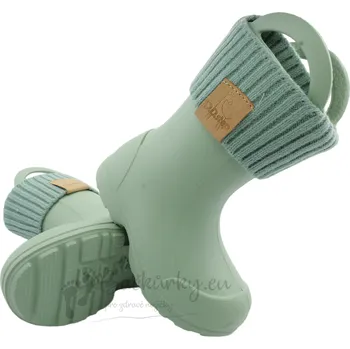 Chlapecké holínky Dětské zateplené holínky D.D.STEP I106-52182 Water lily green - vel. 22-23