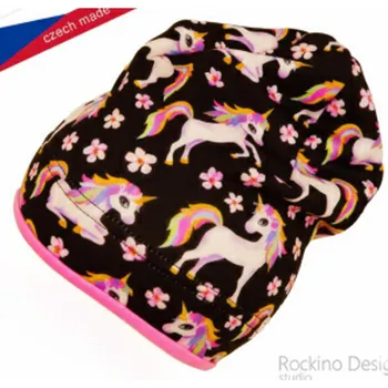 Čepice Dívčí přechodová podzimní/jarní/zimní čepice Jednorožec Rockino 5572