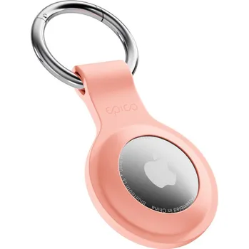 Mobilní telefon Epico silikonové pouzdro pro AirTag s plnou zadní stranou - růžová