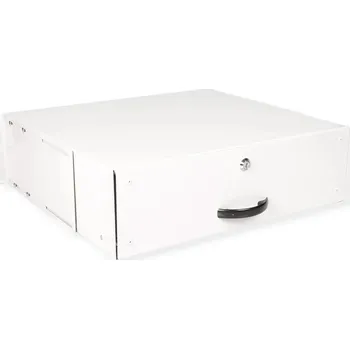 Rozvaděč Roline Uzamykatelná zásuvka do 19'' rozvaděče, 3U, 400 mm, šedá