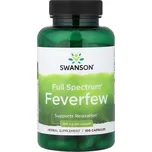 Swanson Feverfew, Řimbaba obecná, 380 mg, 100 kapslí