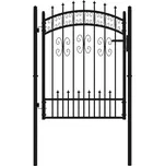 Plotová branka s kopím práškově…