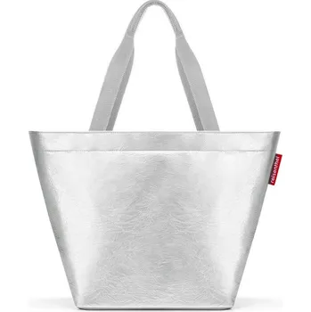 Nákupní taška Nákupní taška přes rameno Reisenthel Shopper M Silver crackle