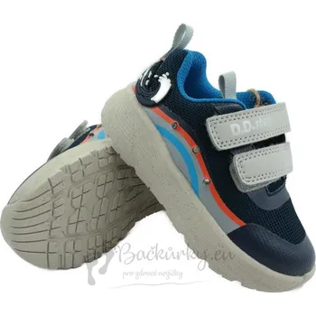 Chlapecké polobotky Dětské blikající tenisky D.D.STEP F083-51890 Royal blue - vel. 31