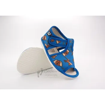 Chlapecké bačkory Dětské pantofle RAK 100014 - Pejsek modrý - vel. 24