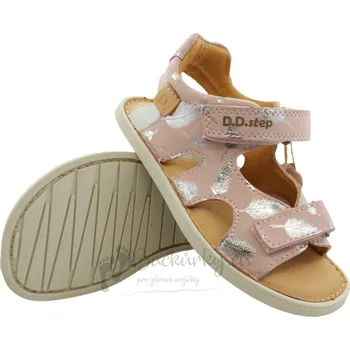 Chlapecké sandály Dětské barefoot sandály D.D.STEP G076-51995C Pink - vel. 33