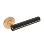 Kuchinox Maio II, klika na dveře, černá-zlatá matná, LAV-KMO_700A