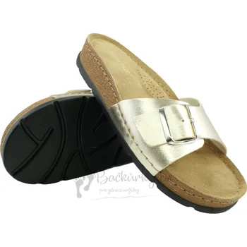 Dámské pantofle Dámské pantofle Batz Ibiza gold - vel. 37