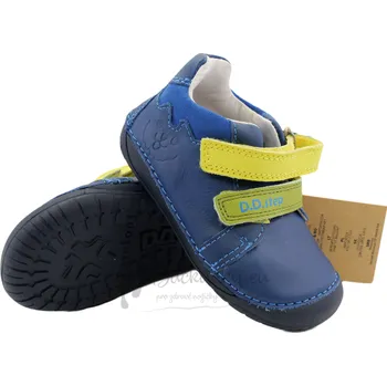 Chlapecké polobotky Dětské celoroční barefoot boty D.D.Step S070-52141A Bermuda Blue - vel. 24