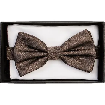 Motýlek FERATT Motýlek s kapesníčkem CH125 hnědý