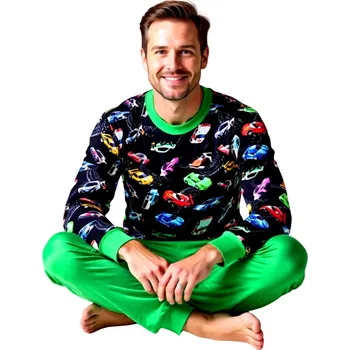 Pánské pyžamo Pánské Pyžamo Dlouhé FOLTÝN PD 384 Velikost: 7XL