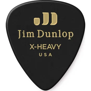 Trsátko Dunlop 483-03 Black Genuine Celluloid - trsátko (různé tvrdosti), barva černá Trsátko - tvrdost: Extra Heavy