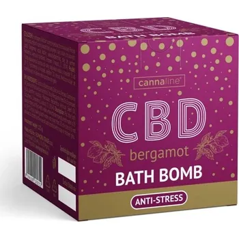 Rostlinný olej Cannaline CBD Anti-Stress Bomba do Koupele (Bergamot)